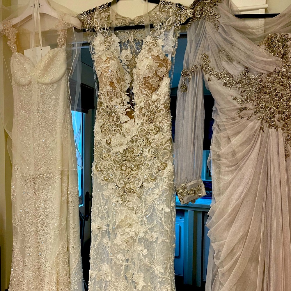 Wedding gowns! exquisite gowns bespoke Galia Lahav couture, Marchesa runway